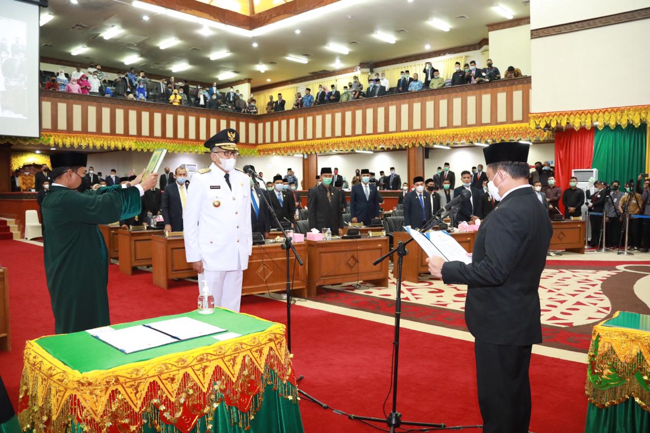 Mendagri Lantik Gubernur Aceh Sisa Masa Jabatan 2017-2022