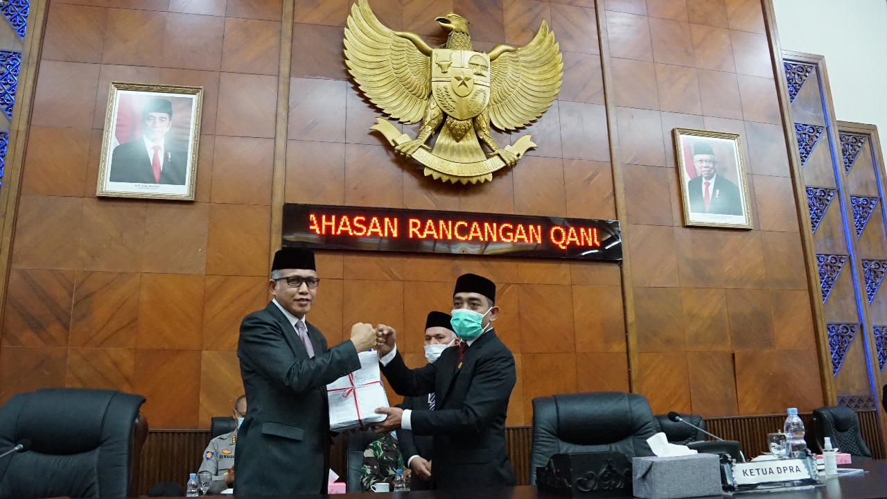 Setelah Lama Tertunda, Penyampaian Raqan APBA 2019 Dilanjutkan