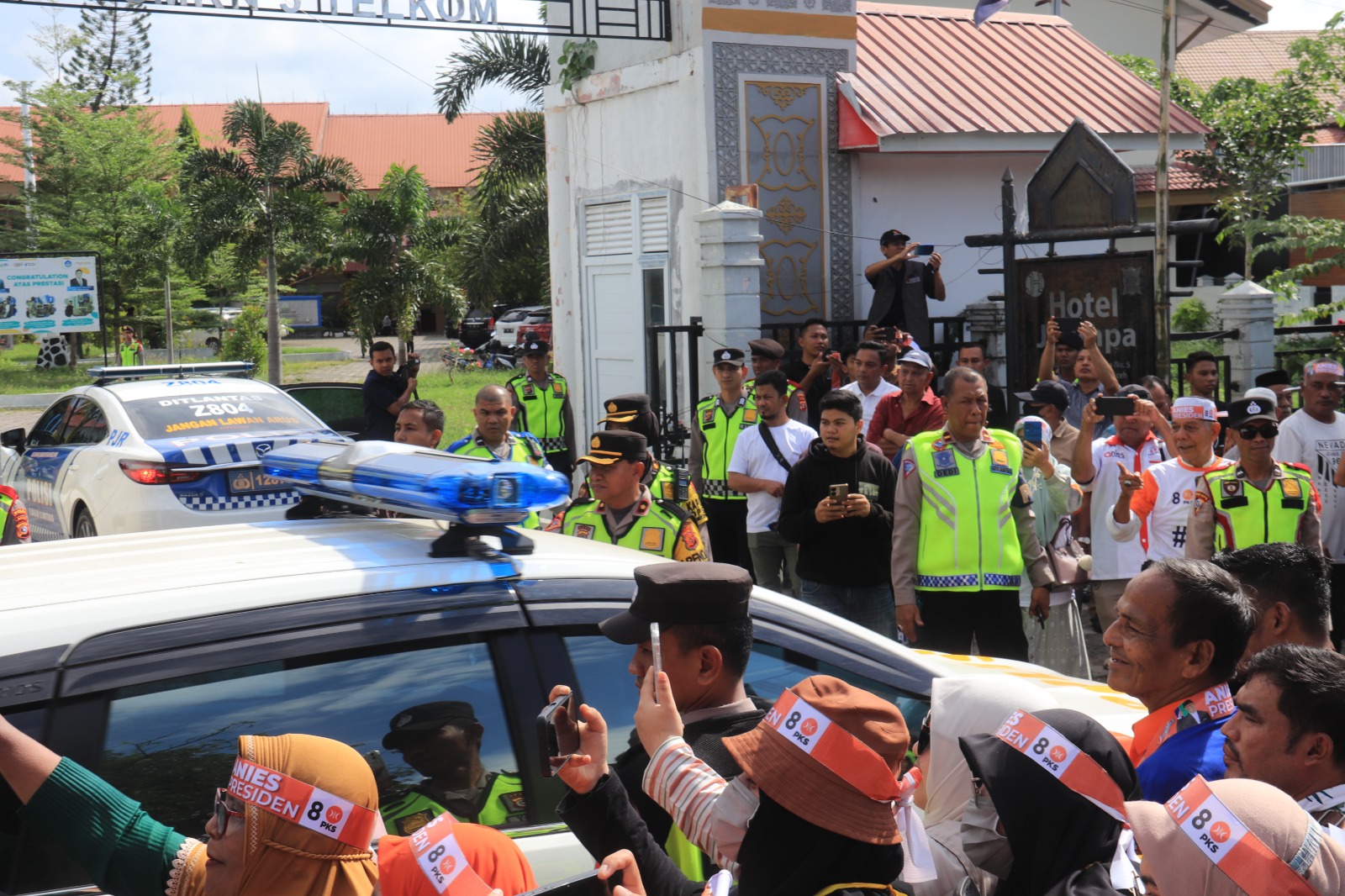 Polisi Sukses Amankan Kampanye Terbuka Capres 01 di Aceh