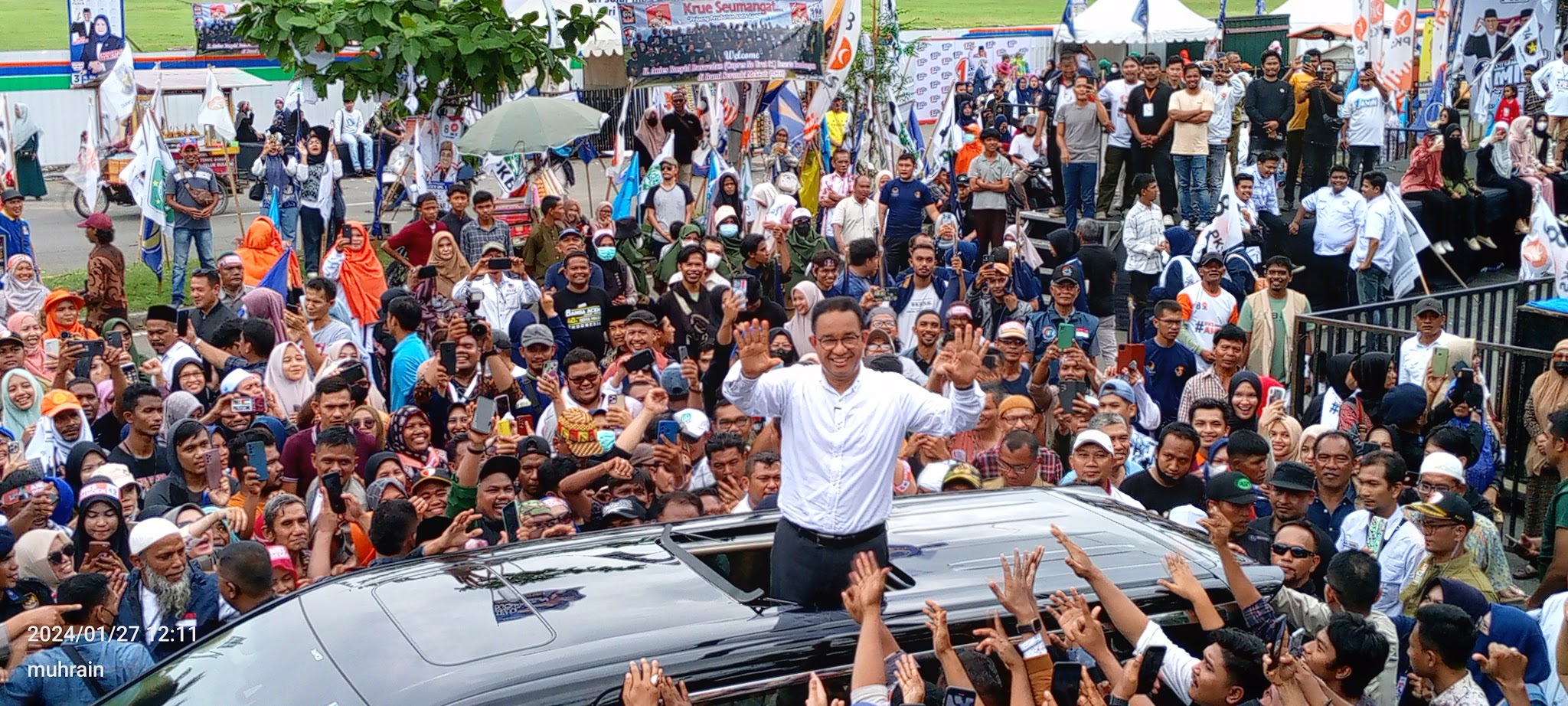Capres 01 Anis Hadiri Kampanye Terbuka Aceh