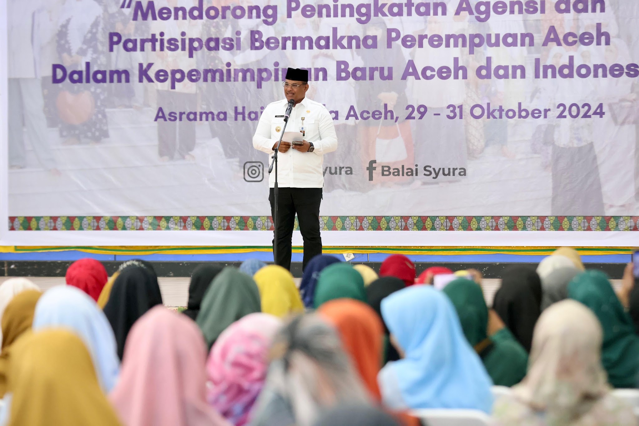Pj Gubernur Aceh Dorong Peran Aktif Perempuan dalam Politik dan Pembangunan