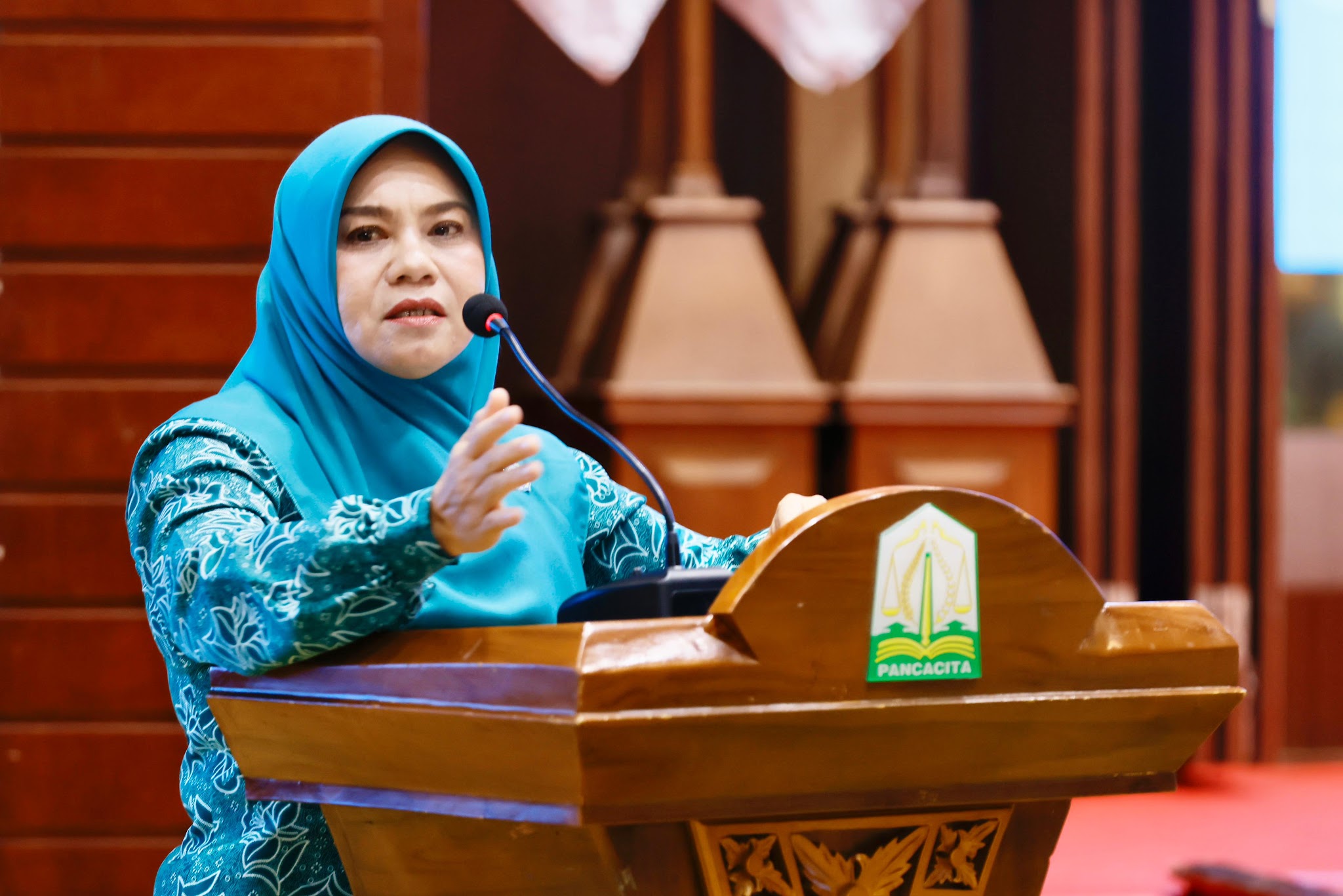 Pj Ketua PKK Aceh Buka Sekolah Keluarga Samara Angkatan ke-5