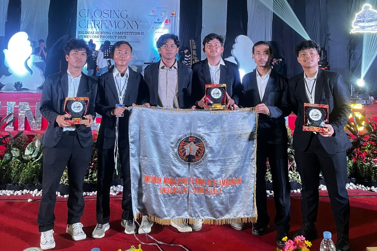 Mahasiswa Teknik Pertambangan USK Raih Tiga Penghargaan di Ajang Siginjai Mining Competition 2025