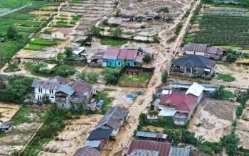 Permukiman warga terdampak banjir dan longsor di Aceh Tengah, pada Jumat (28/11/2025) lalu. (Foto: Dok. Diskominfo Aceh Tengah/koranaceh.net).