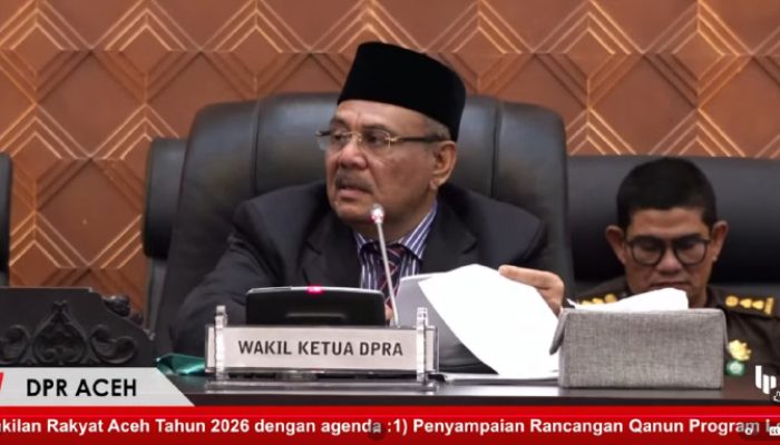 Reposisi Banggar hingga Prolega 2025, Ini Agenda Penting Paripurna DPRA