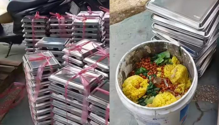 Sisa Makan Bergizi Gratis Dikumpulkan Guru, Warganet Soroti Pemborosan