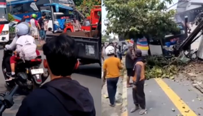 Kecelakaan di Mejayan Madiun: Truk Hantam Bus hingga Tabrak Rumah Warga
