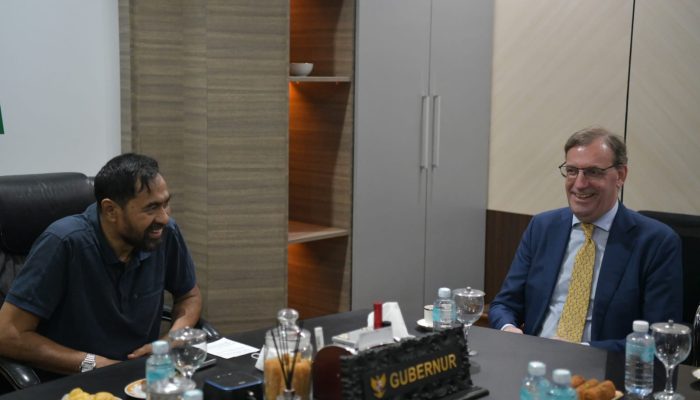 Gubernur Aceh Sambut Wakil Kedubes Belanda di Meuligoe Gubernur