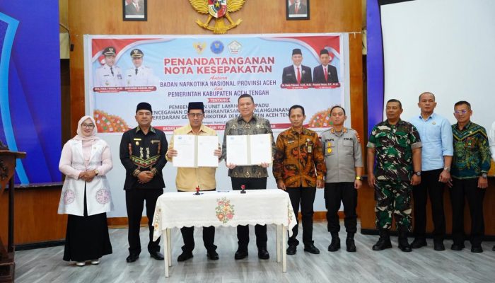 Pemkab Aceh Tengah Siapkan Lahan 1.500 Meter untuk Kantor BNNK
