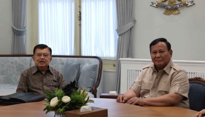 Temui Prabowo di Istana, Jusuf Kalla Siap Bangun Energi Hijau 2.000 Megawatt