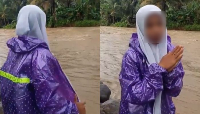 Siswi Desa Nyofifi Curhat Sulit ke Sekolah karena Tak Ada Jembatan