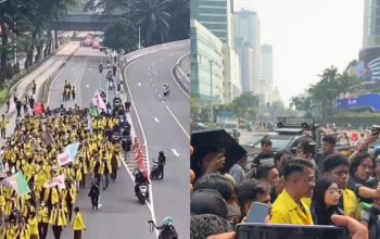 Mahasiswa UI Kecewa Dialihkan ke DPR, Sebut Sudah Kantongi Izin Aksi di Bundaran HI