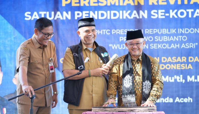 Mendikdasmen Resmikan Revitalisasi Sekolah di Aceh, Fokus pada Sekolah Terdampak Bencana