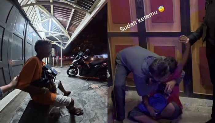Berkat Video Viral, Ilham yang Hidup di Jalanan Akhirnya Bertemu Keluarga