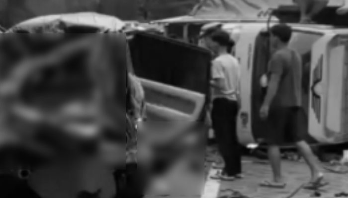 Truk Diduga Rem Blong Sebabkan Kecelakaan Beruntun di Deli Serdang, 9 Orang Jadi Korban