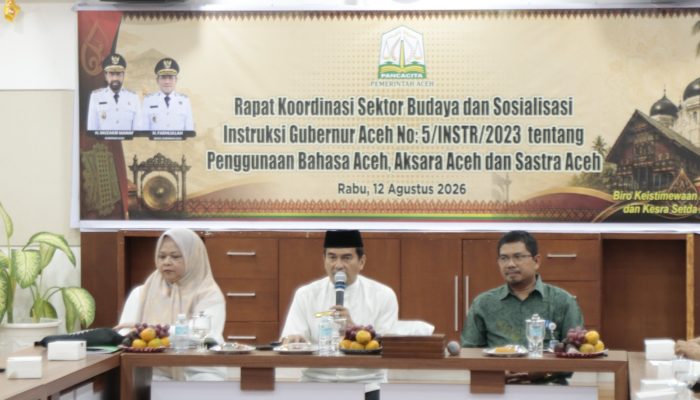 Pemprov Aceh Dorong Bahasa Aceh Digunakan Setiap Kamis di Lingkungan Instansi