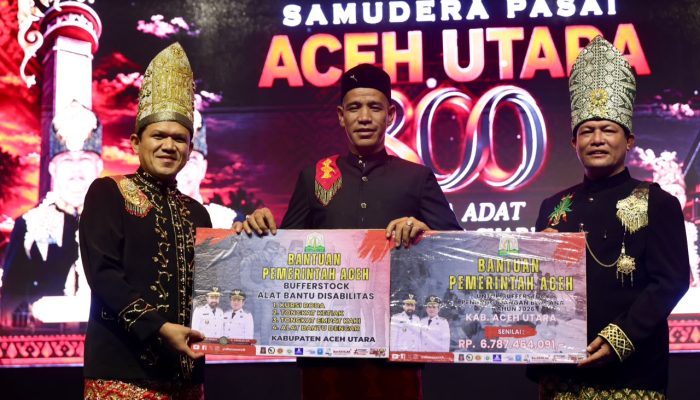 Wagub Fadhlullah Serahkan Buffer Stock Bencana Rp6,78 Miliar untuk Aceh Utara